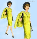 Vogue Paris Original 1313: 1960s Nina Ricci Dress & Jacket 36B Vintage Sewing Pattern
