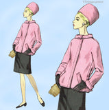 Vogue Paris Original 1705: 1960s Uncut Nina Ricci Dress Sz 32 B Vintage Sewing Pattern