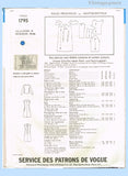 Vogue Grand Couturier 1795: 1960s Belinda Belville Misses Dress 36 B Vintage Sewing Pattern