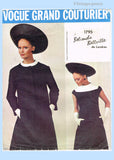 Vogue Grand Couturier 1795: 1960s Belinda Belville Misses Dress 36 B Vintage Sewing Pattern
