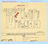 Vogue Grand Couturier 1795: 1960s Belinda Belville Misses Dress 36 B Vintage Sewing Pattern