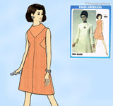 Vogue Americana 2205: 1960s Bill Blass Misses Dress 32.5B Vintage Sewing Pattern