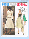 Vogue Paris Original 2401: 1970s LaRoche Misses Suit Sz 36 B Vintage Sewing Pattern