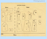 Vogue Couturier 2535: 1960s Belinda Belville Misses Dress 36 B Vintage Sewing Pattern