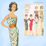 Vogue Special Design 4108: 1960s Misses Dress Sz 38 B Vintage Sewing Pattern