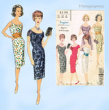 Vogue Special Design 4108: 1960s Misses Dress Sz 38 B Vintage Sewing Pattern