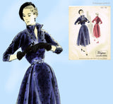 Vogue Couturier 516: 1950s Rare Designer Dress Size 36 B Vintage Sewing Pattern