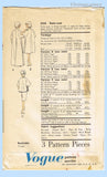 Vogue 5345: 1960s Uncut Misses Easy Stole Coat Sz SM Vintage Sewing Pattern