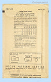 Vogue 5419: 1940s Charming WWII Misses Blouse Sz 32 B Vintage Sewing Pattern