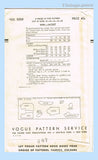 Vogue 5959: 1940s Stylish Uncut Misses Coat Sz 32 B Vintage Sewing Pattern