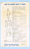 Vogue 6040: 1960s Chic Uncut Misses Mid Mod Suit 32 B Vintage Sewing Pattern