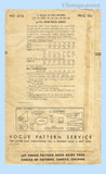 Vogue 6174: 1940s Uncut Misses Surplice Dress Sz 32 B Vintage Sewing Pattern