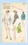 Vogue 6451: 1940s Charming Misses Swingback Jacket Sz SM Vintage Sewing Pattern