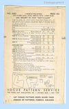 Vogue 6451: 1940s Charming Misses Swingback Jacket Sz MED Vintage Sewing Pattern