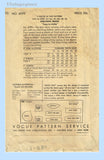 Vogue 6999: 1930s Chic Misses Street Dress Sz 38 Bust Vintage Sewing Pattern