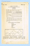Vogue 7178: 1930s Rare Uncut Misses Tap Panties Sz 28 W Vintage Sewing Pattern