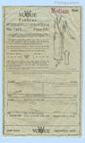 Vogue Sewing Pattern 7252 Envelope Front