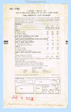 1950s Vintage Vogue Sewing Pattern 7786 Misses Peignoir Negligee 32-34 B