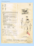 Vogue Couturier Design 799: 1950s Misses Street Dress 36B Vintage Sewing Pattern
