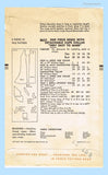 Vogue 8631: 1950s Uncut Misses Evening Gown Size 34 Bust Vintage Sewing Pattern