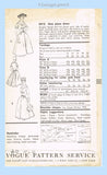 Vogue 8912: 1950s Stylish Uncut Misses Coat Dress Sz 30 B Vintage Sewing Pattern