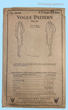 Vogue 9140: 1920s Rare Uncut Misses Flapper Coat Sz 35 B Vintage Sewing Pattern