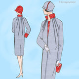 Vogue 9140: 1920s Rare Uncut Misses Flapper Coat Sz 35 B Vintage Sewing Pattern