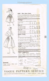 Vogue 9329: 1950s Chic Uncut Misses Dress Size 38 B Vintage Sewing Pattern