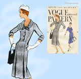 Vogue 9411: 1950s Misses Street Dress Size 36 Bust Vintage Sewing Pattern