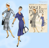 Vogue 9411: 1950s Misses Street Dress Size 36 Bust Vintage Sewing Pattern