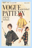 Vogue 9567: 1950s Easy Misses Jacket Size 31-32 B Vintage Sewing Pattern