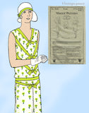 Vogue 9660: 1920s Rare Misses Flapper Dress Sz 36 B Vintage Sewing Pattern
