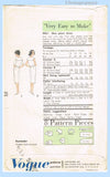 Vogue 9951: 1960s Stylish Misses Dress Size 32 Bust Vintage Sewing Pattern