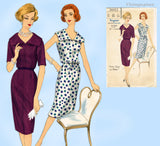 Vogue 9951: 1960s Stylish Misses Dress Size 32 Bust Vintage Sewing Pattern