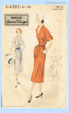 Vogue Special Design Sewing Pattern 4303