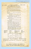 Vogue Special Design S-4125: 1930s Chic Misses Suit 34 B Vintage Sewing Pattern