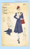 Vogue Special Design S-4125: 1930s Chic Misses Suit 34 B Vintage Sewing Pattern