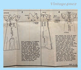 Anne Adams 2198: 1930s Lovely Misses Street Dress Sz 34 B Vintage Sewing Pattern