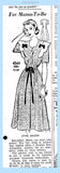 1940s Vintage Anne Adams Pattern 4544 Uncut Misses Easy Dress Sz 30 Bust