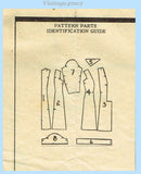 1940s Vintage Anne Adams Sewing Pattern 4795 Plus Size Misses WWII Dress 46 Bust