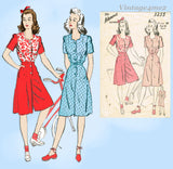 Advance 3255: 1940s Rare Misses Culottes Set Size 38 B Vintage Sewing Pattern