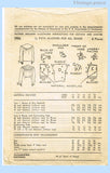 Advance Pattern 3906 Envelope Back