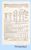 1940s Vintage Advance Sewing Pattern 4139 Misses Pinafore Dress Sz 34 Bust