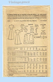 1940s Vintage Advance Pattern 4331 Misses Floor Length Housecoat Size 34 Bust
