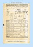Advance 6221: 1950s Stunning Misses Street Dress Size 32 B Vintage Sewing Pattern
