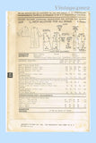 Advance 6329: 1950s Stunning Uncut Swagger Coat Size 36 B Vintage Sewing Pattern