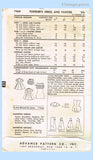 Advance Pattern 7969 Envelope Back