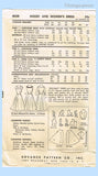 Advance Pattern 8028 Envelope Back