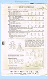 Advance 8081: 1950s Stylish Uncut Girls Suit Size 10 Vintage Sewing Pattern