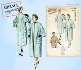 Advance Import 94: Rare Uncut Misses Swagger Coat Sz 32 Bust Vintage Sewing Pattern